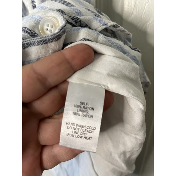 Lulus Striped Mini Summer Tank Dress Women Medium - Picture 7 of 8